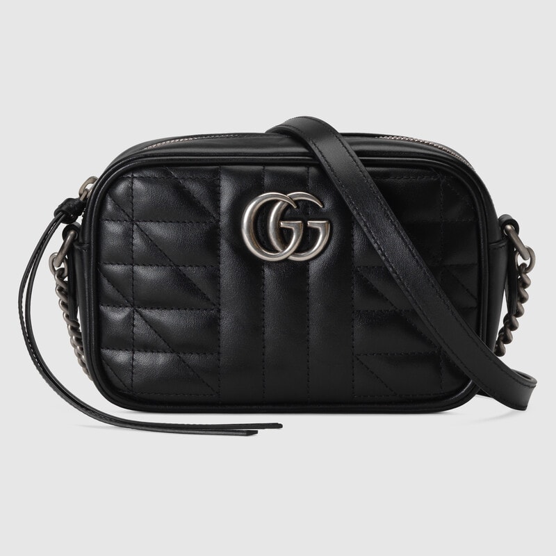 Gucci GG Marmont Mini Shoulder Bag 634936 Black